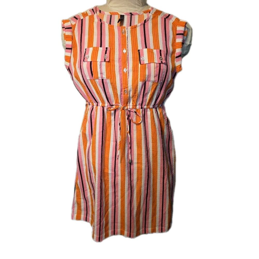 RIO Girls EPP Striped Girls Dress 11-12 Yrs Relaxed Fit...